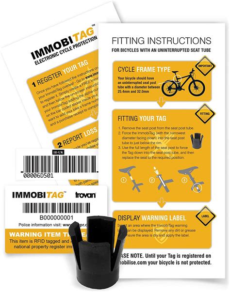 immobitag rfid bike tag solid frame|immobitag.